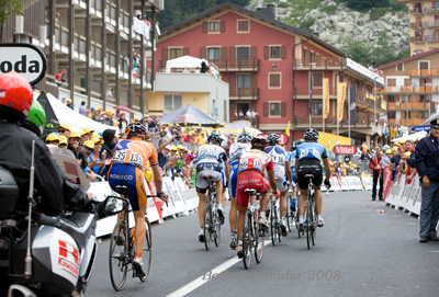 Peloton on Prato Nevoso Peloton on Prato Nevoso