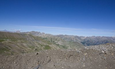 View from the top of Col de la Bonette