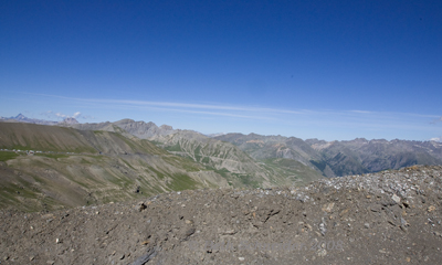 View from the top of Col de la Bonette View from the top of Col de la Bonette