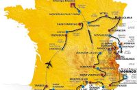 2009 Tour de France map