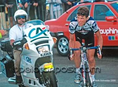 Tyler Hamilton climbing Mont Ventoux, 2000 Dauphine Libere