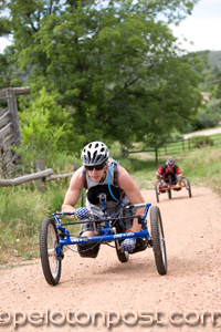 Two hand cyclists