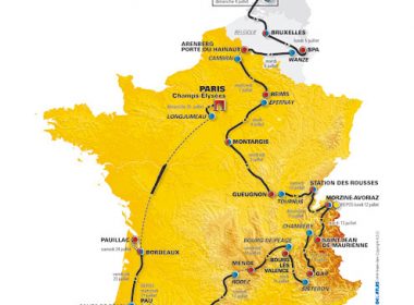 2010 Tour de France Route