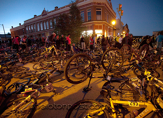 Bikes at dawn in Leadville Bikes at dawn in Leadville