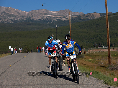 Race leaders at Halfmoon Road Race leaders at Halfmoon Road