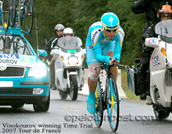 Vinokourov winning Albi TT