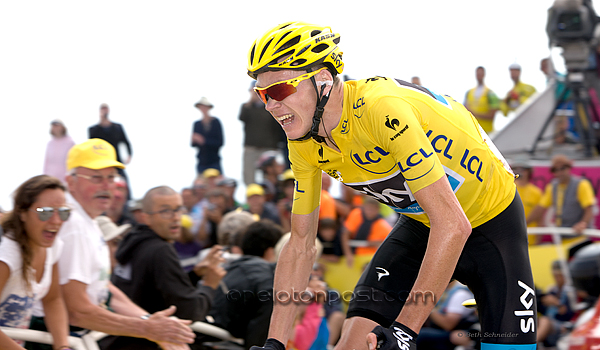 Chris Froome winning Mont Ventoux