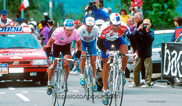 Berzin, Indurain and Pantani at the 1994 Giro d'Italia